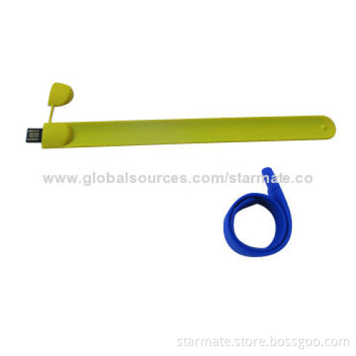 Silicone papa bracelet USB flash drive